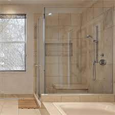 China Frameless Fixed Shower Glass Door