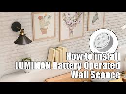 How To Install Lumiman Battery Operated