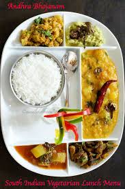 south indian vegetarian lunch menu 2
