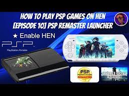how to play psp games on hen