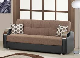 angel chenille brown sofa bed at futonland