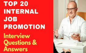 top 20 internal job promotion interview