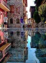 Glass Floor In The Old Town Of Antalya
