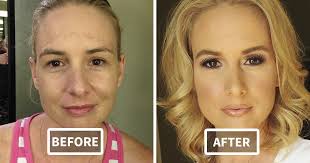 pics reveal the power of makeup