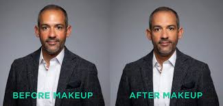 men get makeup for their photos too