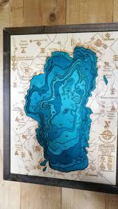 This Cnc Milled 3d Depth Map Of Lake Tahoe Mildlyinteresting