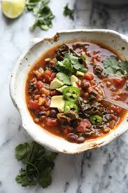 slow cooker lentil chili recipe with