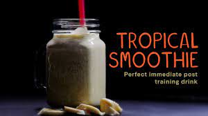 food for gymnasts tropical smoothie