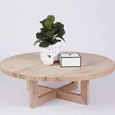 Round Wooden Coffee Table Round Wood