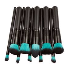 10pcs set high quality makeup brushes beauty cosmetics foundation blending blush make up brush tool kit