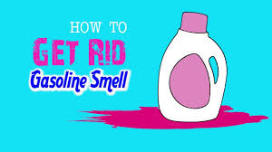 get rid gasoline smell off your hands