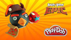 play doh angry birds epic bomb - how to make with playdoh | Play doh,  Playdoh creations, Angry birds