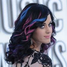 And can anyone give me some pictures of how the black hair and purple highlights would look please? Peekaboo Highlights On Dark Hair Pink And Blue Hair Style Ideas Advancedhairstyle Com