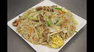 how to make pork mei fun rice noodles