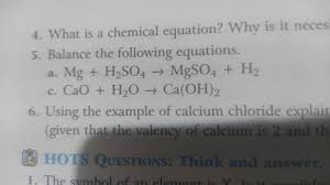 4 What Is A Chemical Equation Why Is