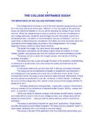 College Admissions Sample College Transfer Essay