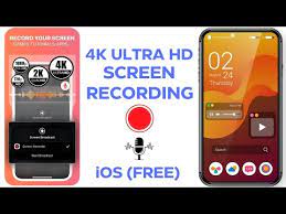free 4k screen recording on iphone ios