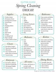 10 spring cleaning checklists
