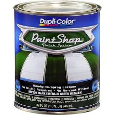 Dark Emerald Green Metallic Paint