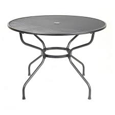 Round Steel Mesh Outdoor Dining Table