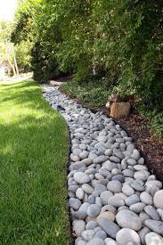 Trees like coconut, palm combined with green grass lawns will be a right combination. Landscaping With River Rock Best 130 Ideas And Designs