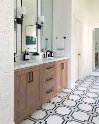 black and white floor tile ideas