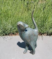 Beautiful Bronze Sculpture Of A Cat