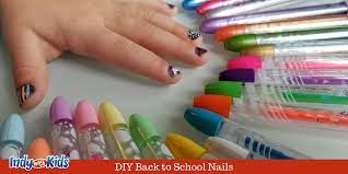 diy nail designs using gel pens