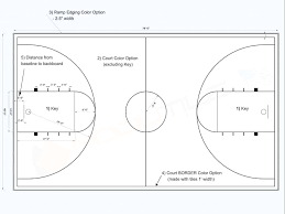 full court basketball floor 46x78 kit