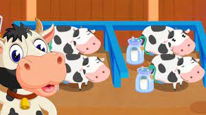 Game Vui Bổ Ích Cho Bé - Bé Khám Phá Cách Thu Hoạch Sữa Từ Những Con Bò -  YouTube