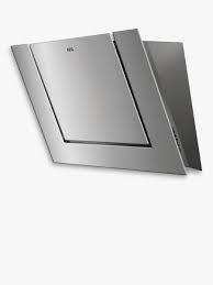 The design hood with an inclined front and high power ensures headroom while cooking. Aeg Dvb4850m Angled Chimney Cooker Hood Stainless Steel At John Lewis Partners
