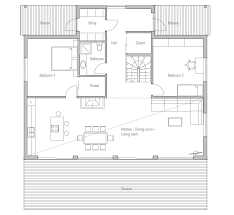 Small Houseplan Ch7 With Three Bedrooms