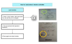 how to reset haier air conditioner