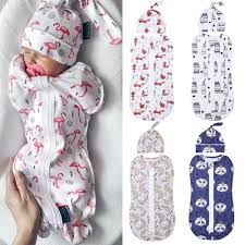 Details About Newborn Baby Cotton Zipper Swaddle Blanket Wrap Sleeping Bag Sleepsacks 0 6m