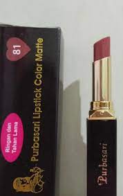 purbasari lipstick color matte 81