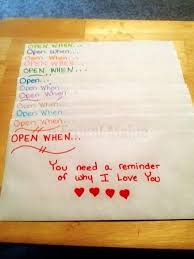 open when letters for your boyfriend
