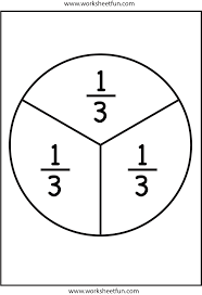 Fraction Circles 11 Worksheets 1 2 1 3 1 4 1 5 1 6 1 7 1