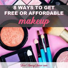 affordable or even free makeup