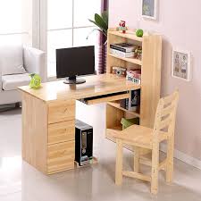 This one is not exactly a transforming piece of furniture but it is very much multifunctional. Solid Pine Wood Computer Desk Wood Computer Desk Computer Desk Design Desk Design