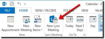 conference call using outlook 2010