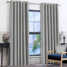 the solar grey blackout eyelet curtains