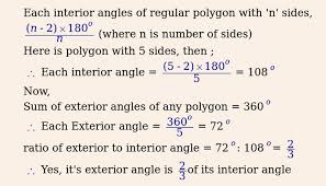 regular polygon has 5 sides