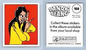 Boris's Mum #169 Dandy & Beano Celebration 1988 Panini Sticker