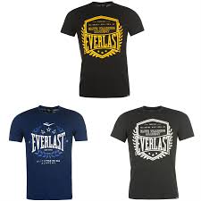 Details About Everlast Elite Training Academy Shield T Shirt Mens Boxing Top Tee Shirt Tshirt