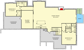 Plan With In Law Suite And 4 Car Garage