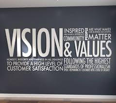 vision values office interior design