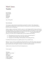 Resume CV Cover Letter  secondary school teacher cover letter     Cover letter example  