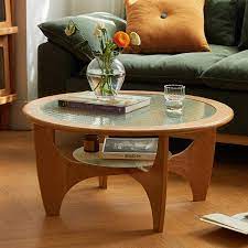 Round Coffee Table Inlaid S