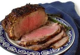 top loin beef roast with a mustard
