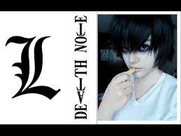 l lawliet note cosplay makeup